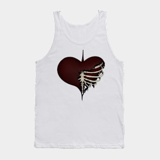 Ribcage Heart Tank Top